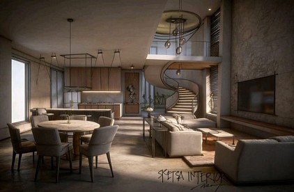 Ai Rendering Sketsa Design Residential Projects