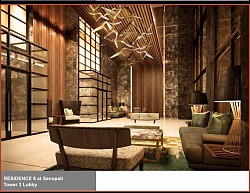 Lobby Resident 8, Senopati. PTI INTERIOR
